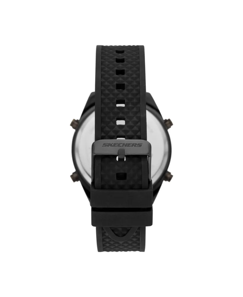 Skechers Men's Kentwood Men's Silicone Watch Black