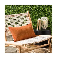 Safavieh Indoor/Outdoor Soleil Solid 12" x 20" Pillow (Set of 2)