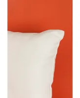 Fursat Ivory Throw Pillow with Insert, 18X18