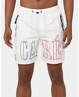 Carre Mens Men's Hardi La Plage Uv Short - White/multi