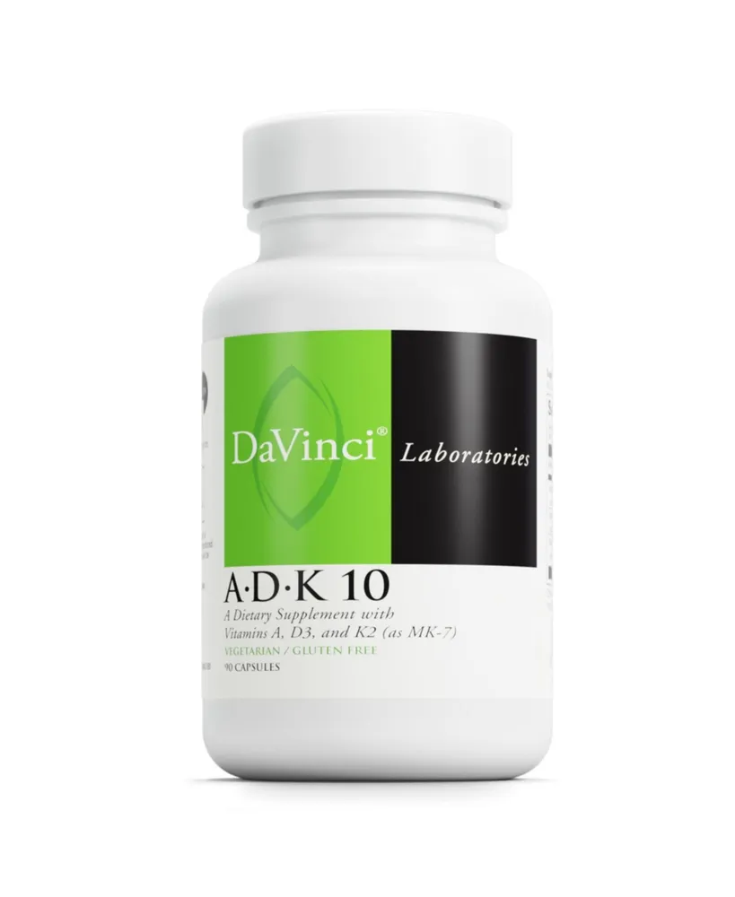 DaVinci Laboratories DaVinci Labs Adk 10 - Dietary Supplement to Support Bone Structure, Heart Health and Immune Function