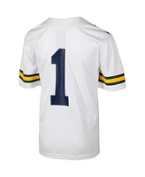 Jordan Big Boys #1 Michigan Wolverines Team Replica Football Jersey