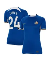 Women's Nike Reece James Blue Chelsea 2023/24 Home Stadium Replica Jersey