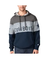 Men's Starter Charcoal Dallas Cowboys Extreme Pullover Hoodie