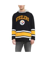 Men's Tommy Hilfiger Black Pittsburgh Steelers Ivan Fashion Pullover Hoodie