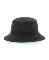 Men's '47 Brand Black Philadelphia Eagles Thick Cord Bucket Hat