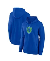 Women's Fanatics Blue Seattle Sounders Fc Primary Logo Pullover Hoodie