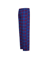 Women's Concepts Sport Royal, Red Chicago Cubs Arctic T-shirt and Flannel Pants Sleep Set