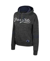 Women's Colosseum Charcoal Penn State Nittany Lions Catherine Speckle Pullover Hoodie