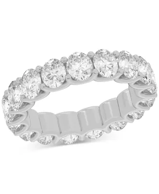 Diamond Oval-Cut Eternity Band (5 ct. t.w.) Platinum or 14k Gold