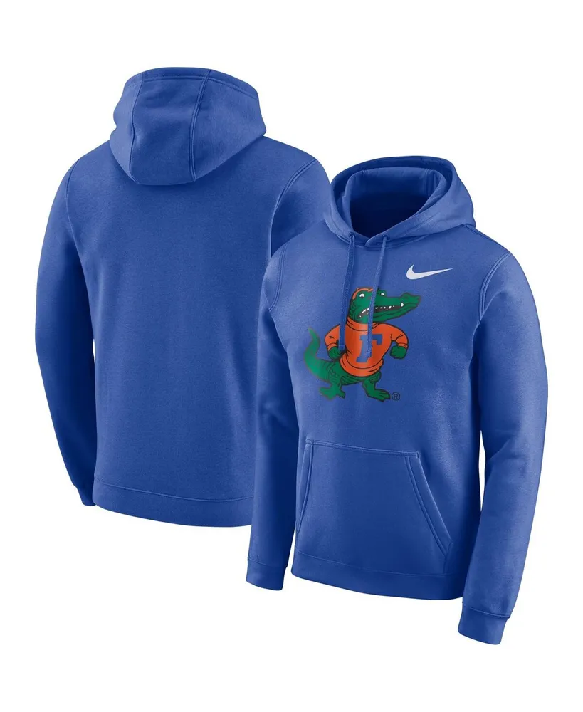 Men's Nike Royal Florida Gators Vault Club Fleece Pullover Hoodie