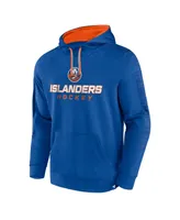 Men's Fanatics Royal New York Islanders Make the Play Pullover Hoodie