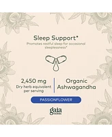 Gaia Herbs SleepThru - Natural Sleep Support Supplement with Organic Ashwagandha Root, Organic Magnolia Bark, Passionflower, and Jujube Date