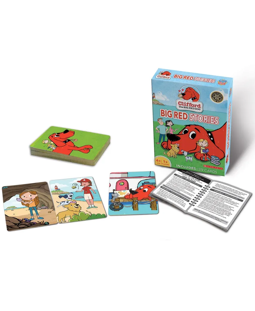 Masterpieces Kids Games - Clifford - Big Red Stories Kids Card Game