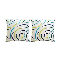 Safavieh Indoor/Outdoor Lollypop 20" x Pillow (Set of 2)