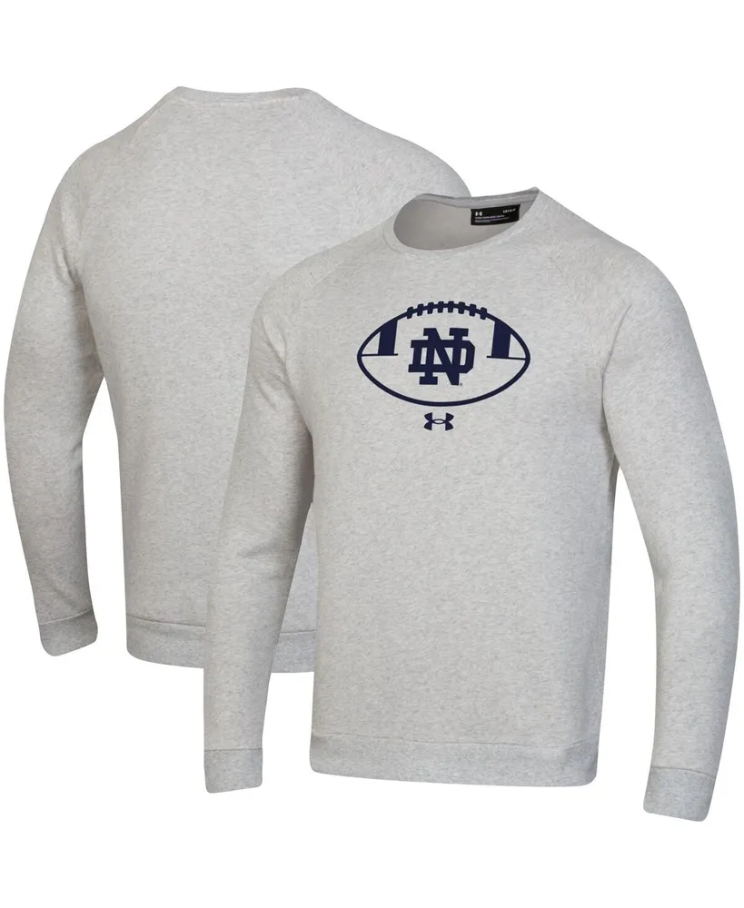 Men's Under Armour Navy Notre Dame Fighting Irish Unstoppable Raglan  Full-Zip Jacket