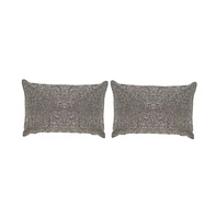 Safavieh Glitter 12" x 18" Pillow (Set of 2)