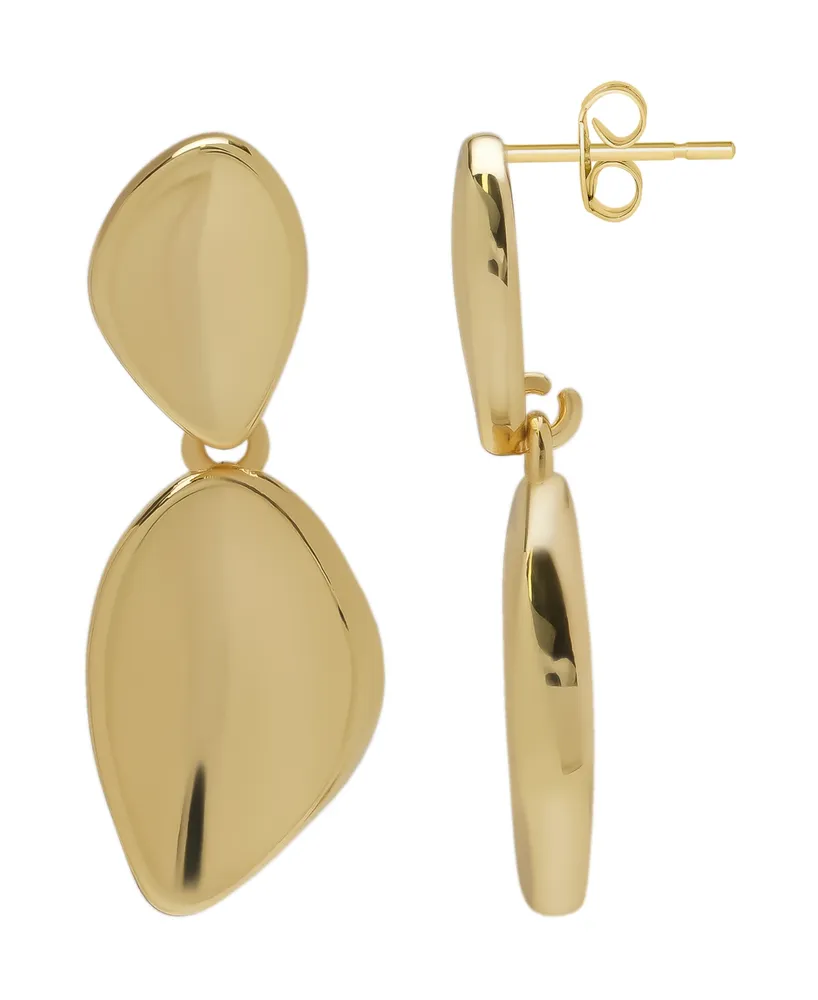 Macy's 14K Gold Plated Free Form Earrings