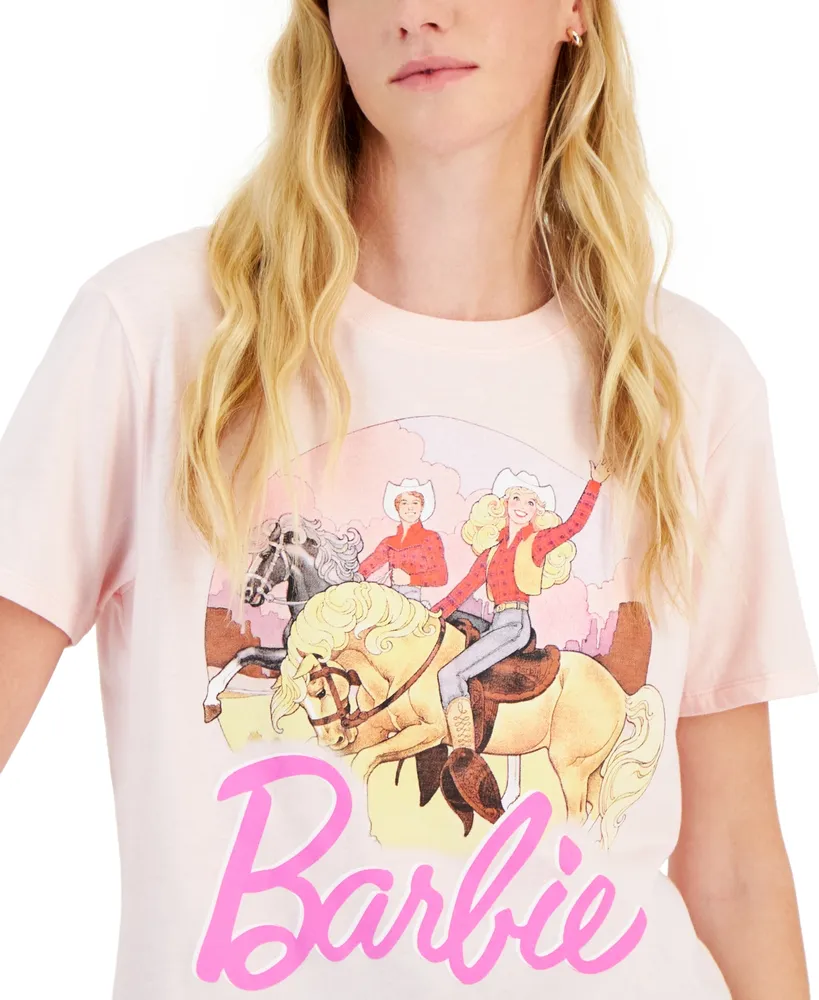 Love Tribe Juniors' Barbie Western Graphic Tee