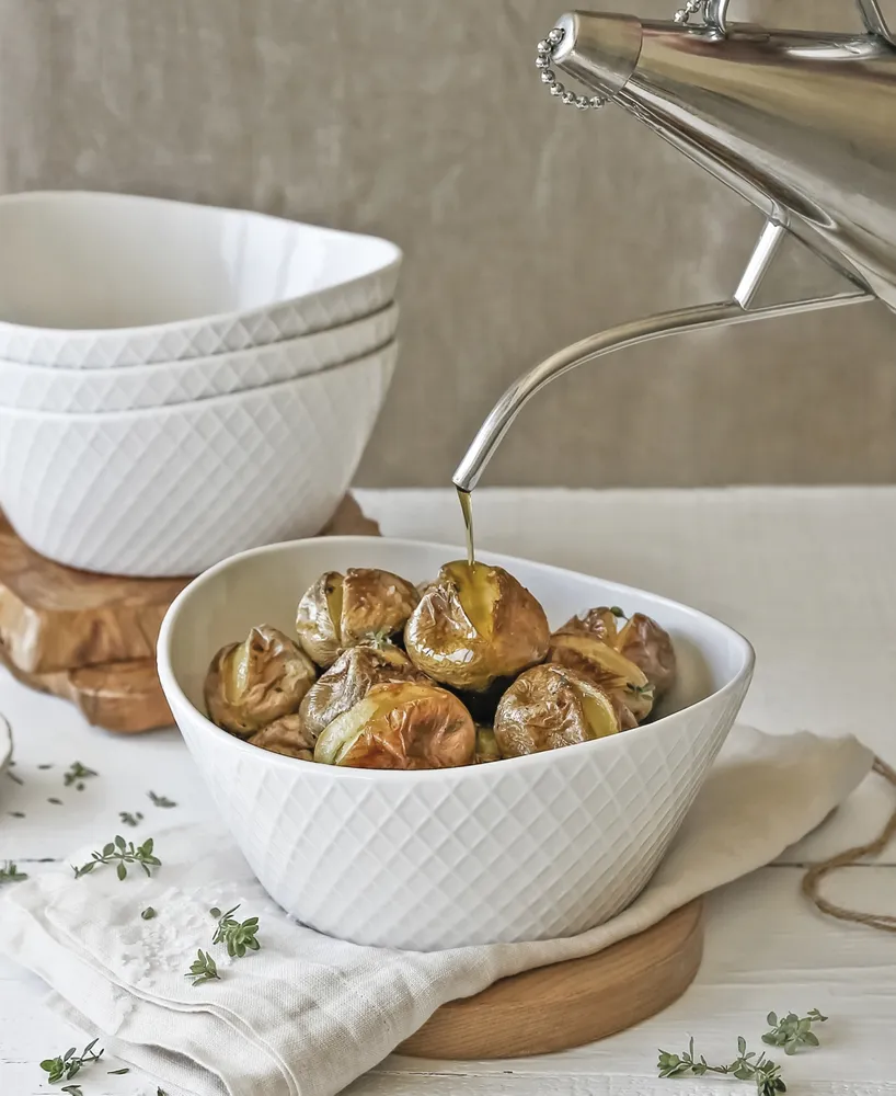 over&back Jester Diamond Bowls - Set Of 4