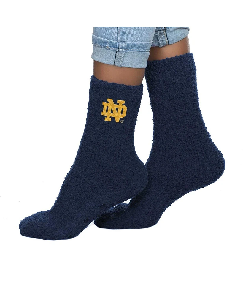 Women's ZooZatz Notre Dame Fighting Irish Fuzzy Team Crew Socks