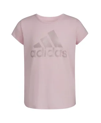 adidas Big Girls Short Sleeve Essential T-shirt - Extended Sizing