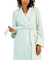 Charter Club Women's Cotton Floral Belted Robe, Created for Macy's