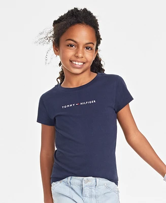 Tommy Hilfiger Big Girls Classic Embroidered T-shirt
