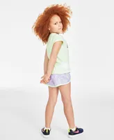 Nike Little Girls Dri-Fit Short Sleeve T-shirt and Shorts Set