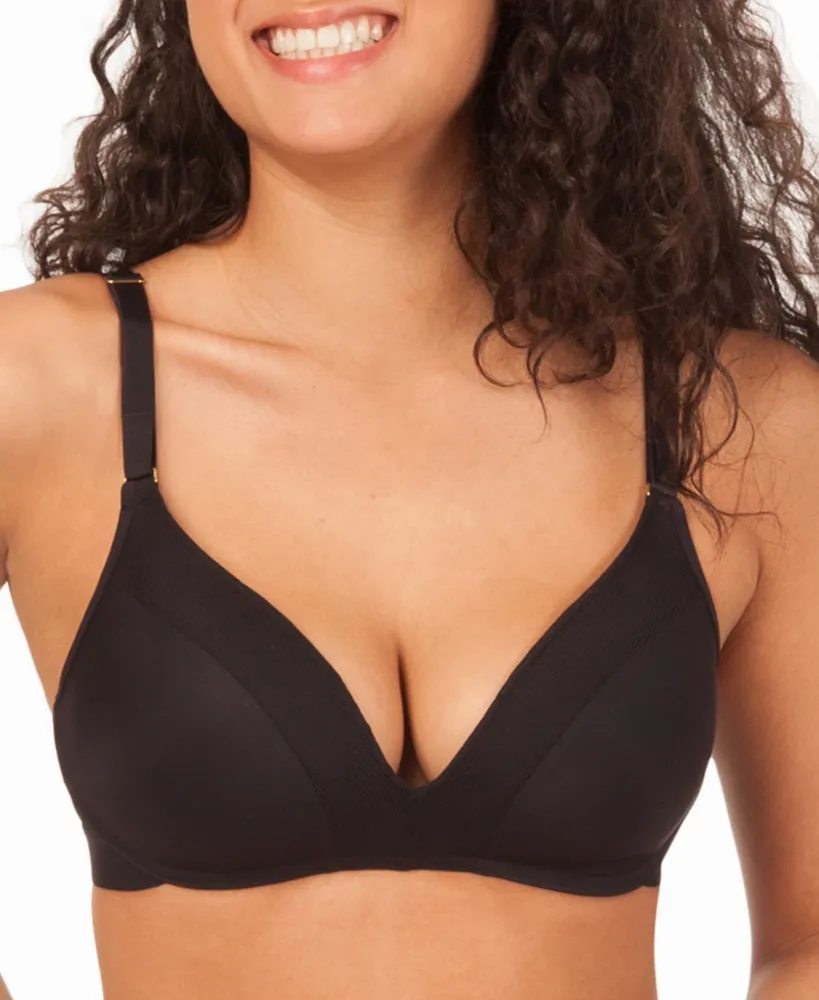 All.You.LIVELY Women's No Wire Push-Up Bra - Jet Black 36C