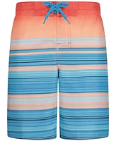 Laguna Big Boys Sundown Stripe E-Board Swim Trunks