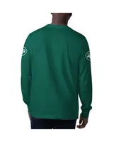 Men's Starter Green New York Jets Clutch Hit Long Sleeve T-shirt