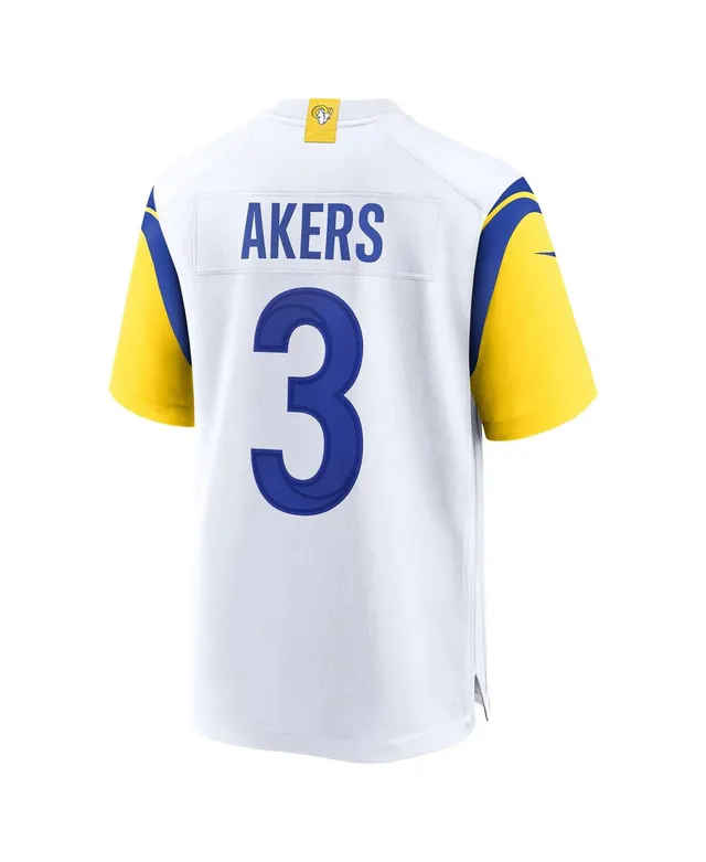 Nike Men's Nike Cam Akers White Los Angeles Rams Game Jersey