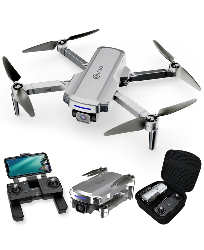 Contixo F28 Foldable Gps Drone - 2K Fhd Camera with Gps Control and Selfie Mode - Follow Me, Way Point, & Orbit Mode -With Carrying Case