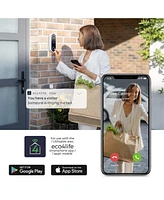 Eco4Life Smart WiFi Video Doorbell Camera with Chime