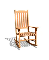 Outdoor Rocking Chair Single Rocker for Patio Deck