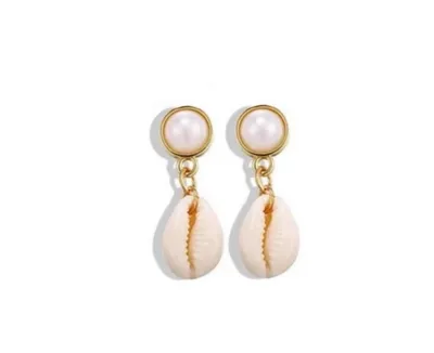 Seashell Drop Earrings