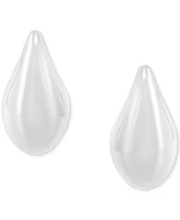 Polished Teardrop Sculptural Stud Earrings in 14k Gold, 22mm