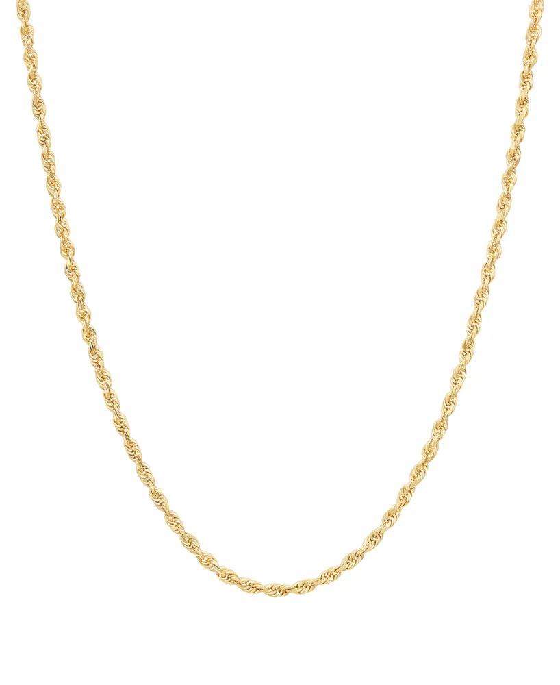 Rope Link 20" Chain Necklace in 14k Gold