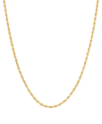 Rope Link 20" Chain Necklace in 14k Gold