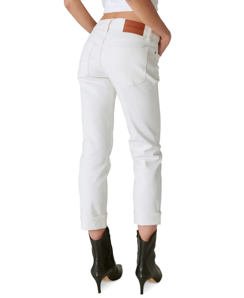 Lucky Brand Mid-Rise Sweet Crop Cuffed Jeans