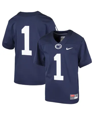 Big Boys Nike #1 Navy Penn State Nittany Lions Team Replica Football Jersey