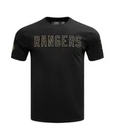 Men's Pro Standard Black New York Rangers Wordmark T-shirt