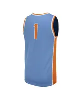 Men's and Women's Nike #1 Light Blue Tennessee Volunteers Team Replica Basketball Jersey