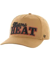 Men's '47 Brand Tan Miami Heat Barnes Hitch Adjustable Hat