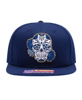 Men's Navy Pumas Me Da Mi Calaverita Snapback Hat