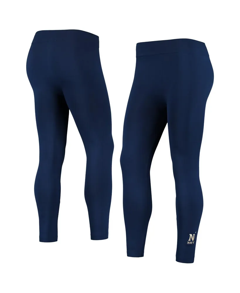 Women's ZooZatz Navy Midshipmen Fleece Leggings