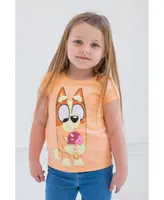 Toddler| Child Bluey Girls 4 Pack T-Shirts