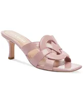 Coach Tillie "C" Emblem Kitten Heel Dress Sandals