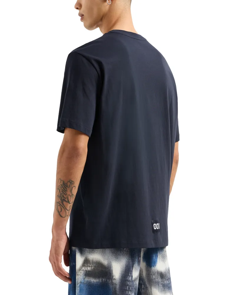 A|X Armani Exchange Men's Short Sleeve Cotton Jersey Box Logo T-Shirt